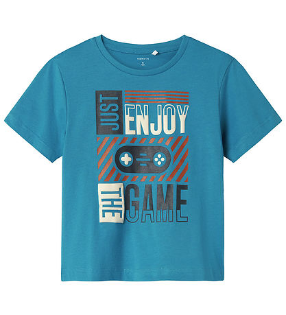 Name It T-Shirt - NmmBennibo - Fjord Blue