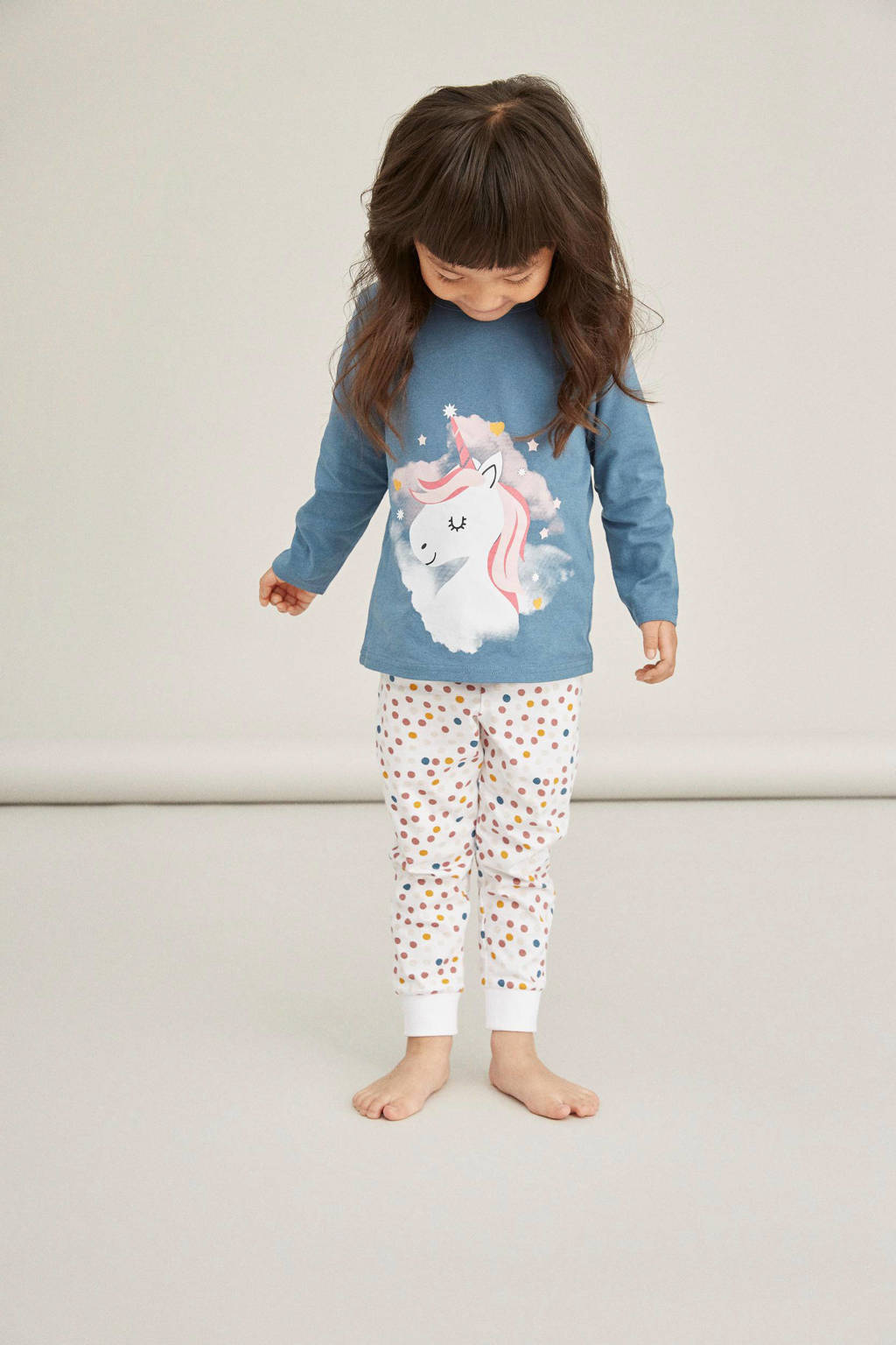 NAME IT pyjama NKMNIGHTSETblauwgroen/wit/roze