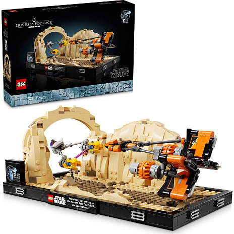 LEGO Star Wars Diorama med Mos Espa-podrace 75380