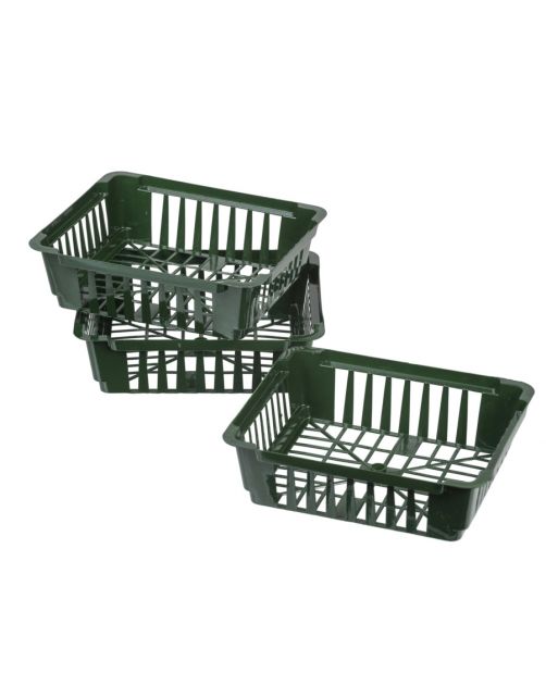 Nature Bollenplantmand - Kweekbenodigdheden - 25x21 cm Groen 3 stuks