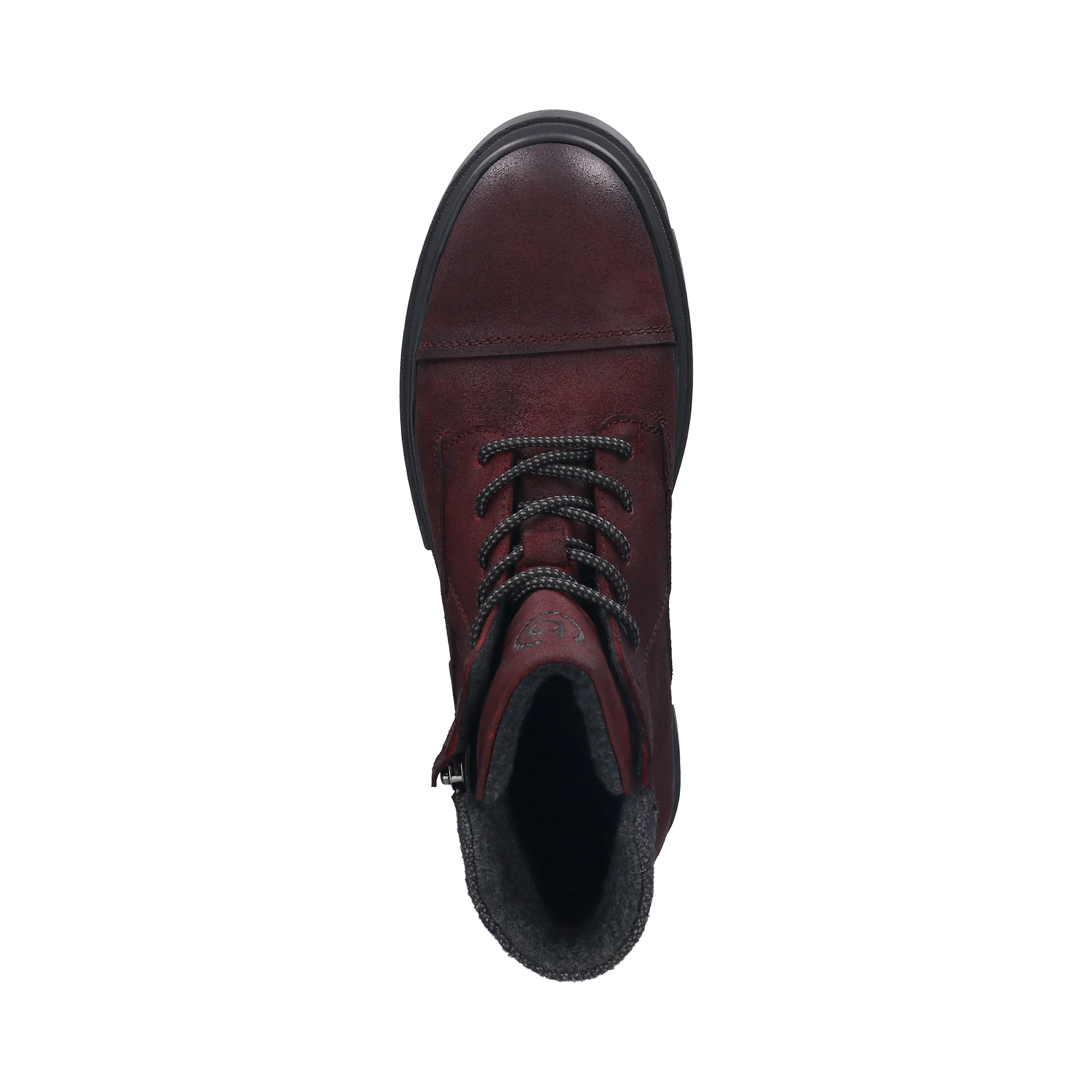 Stiefel dunkelrot