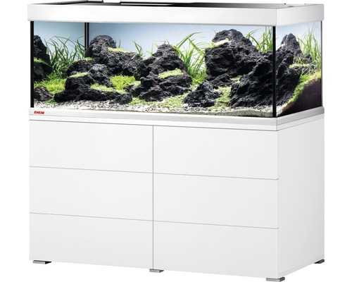 EHEIM proxima 325 classic aquariumcombinatie met LED-verlichting en witte kast