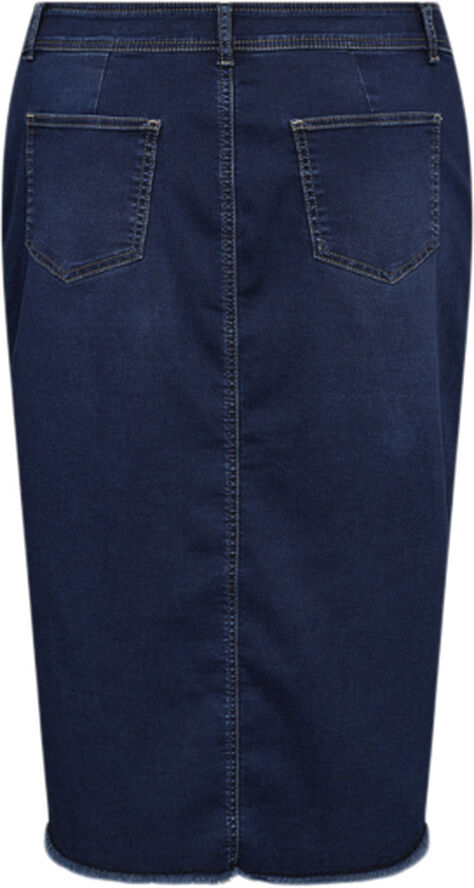 Wasabiconcept Curvy WA-SUMMER 6 Nederdel Mørk denim 2494 mørk denim