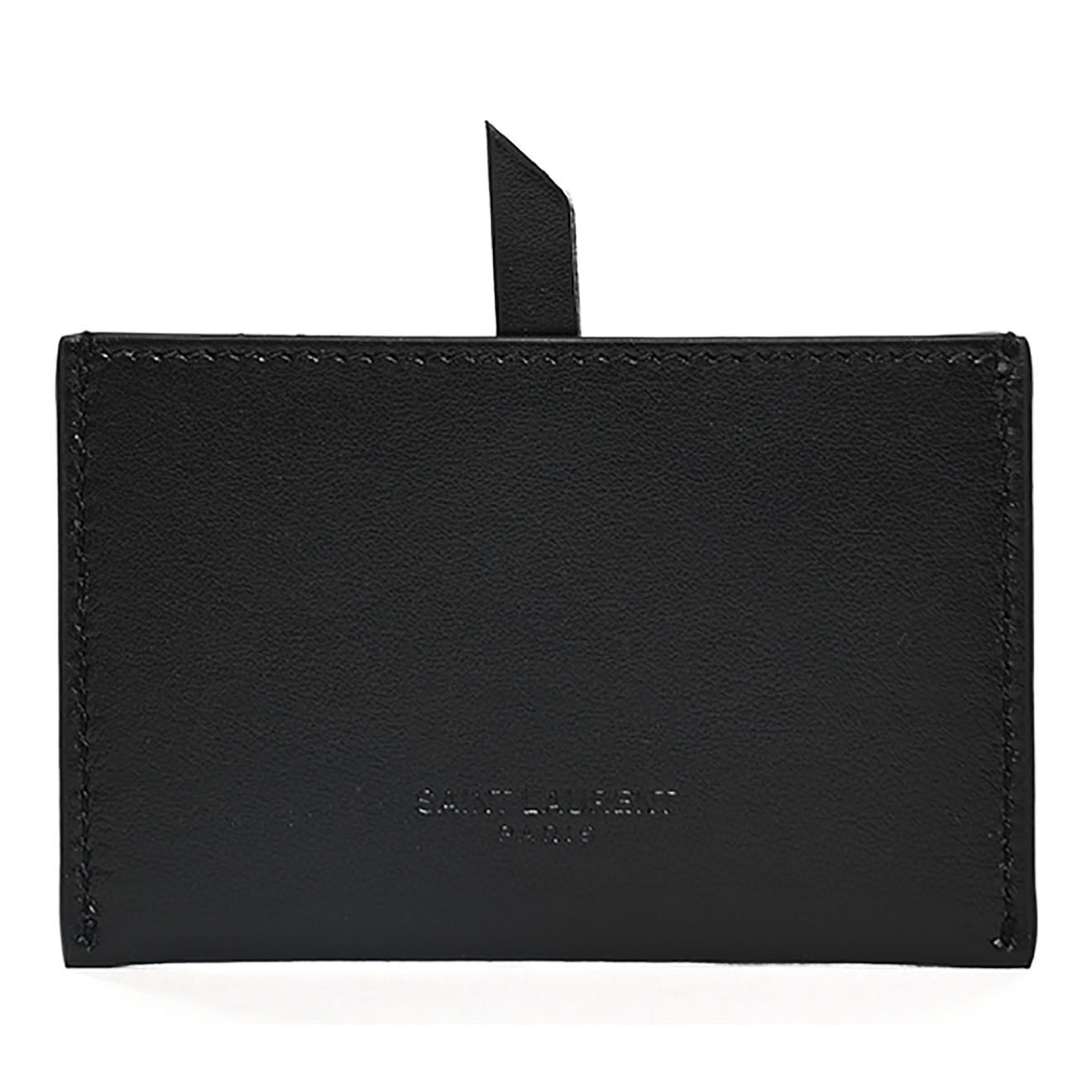 Saint Laurent Porte-cartes For You en Cuir noir - Neuf avec étiquette - 9.5x6 cm