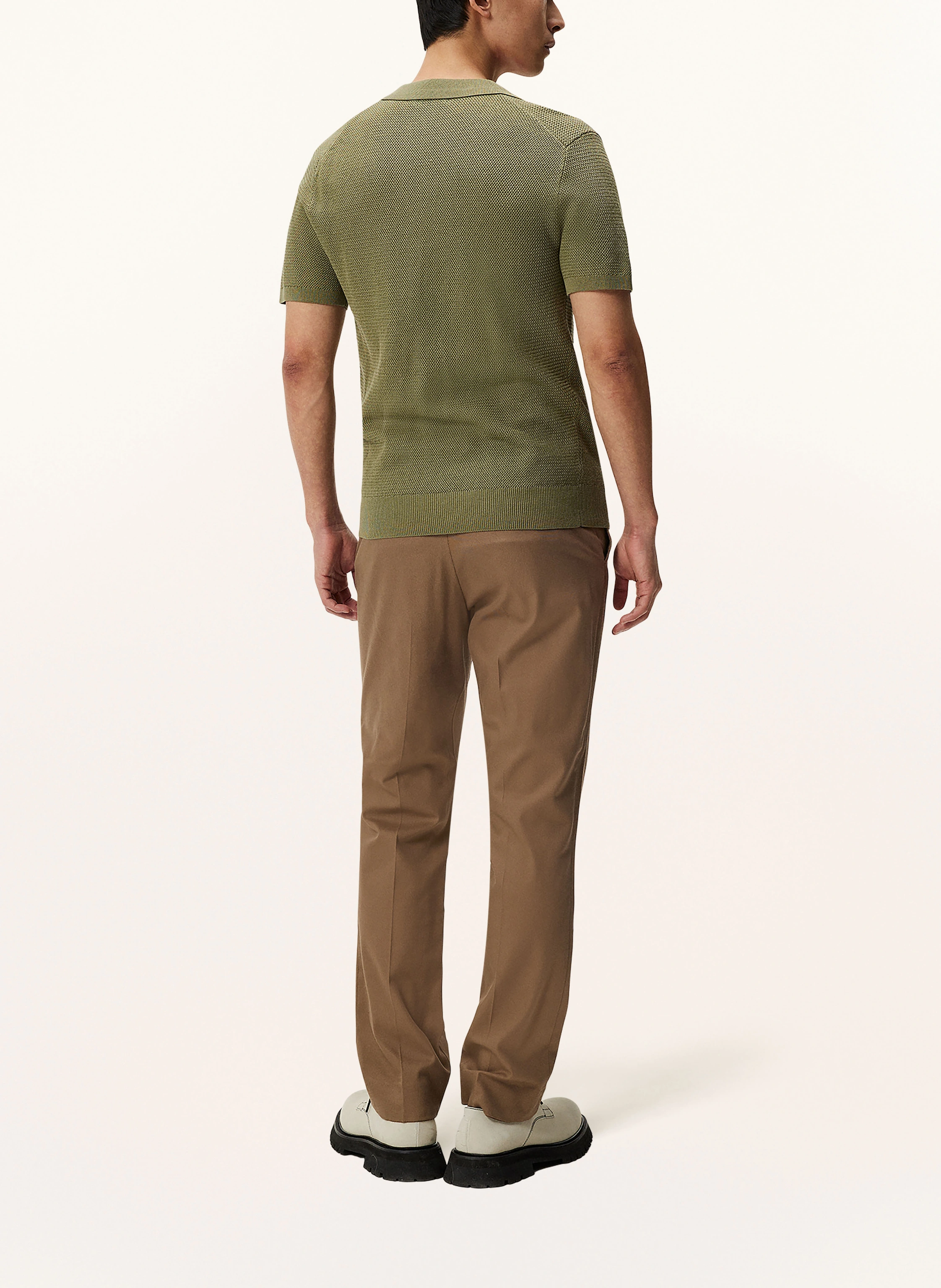 J.LINDEBERG Strick-Poloshirt mit Seide