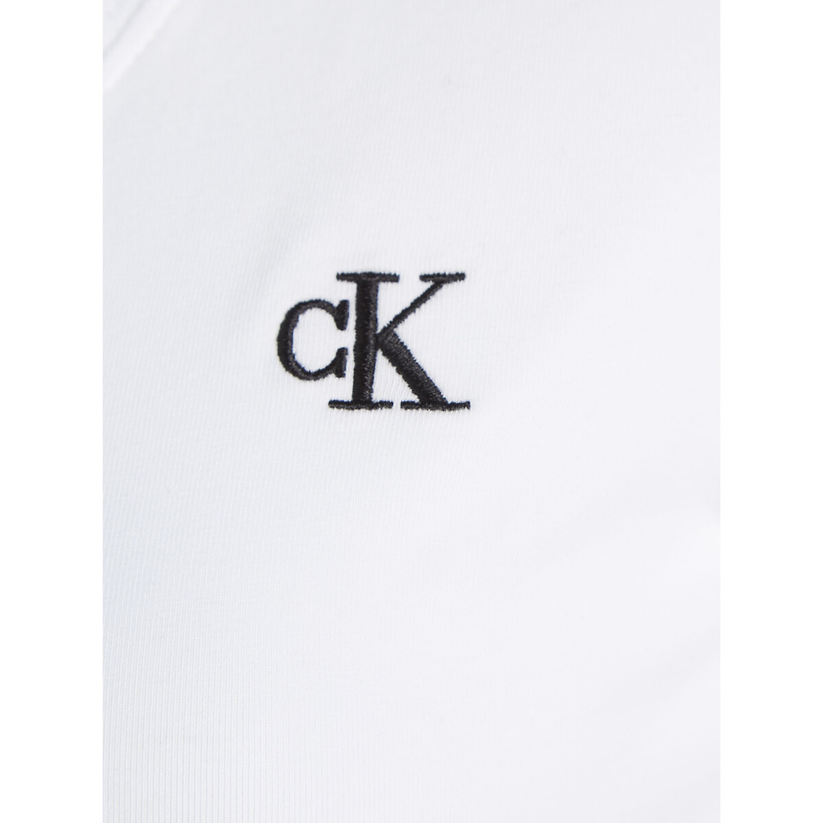 CALVIN KLEIN JEANS<br>Camiseta de manga curta com decote em V