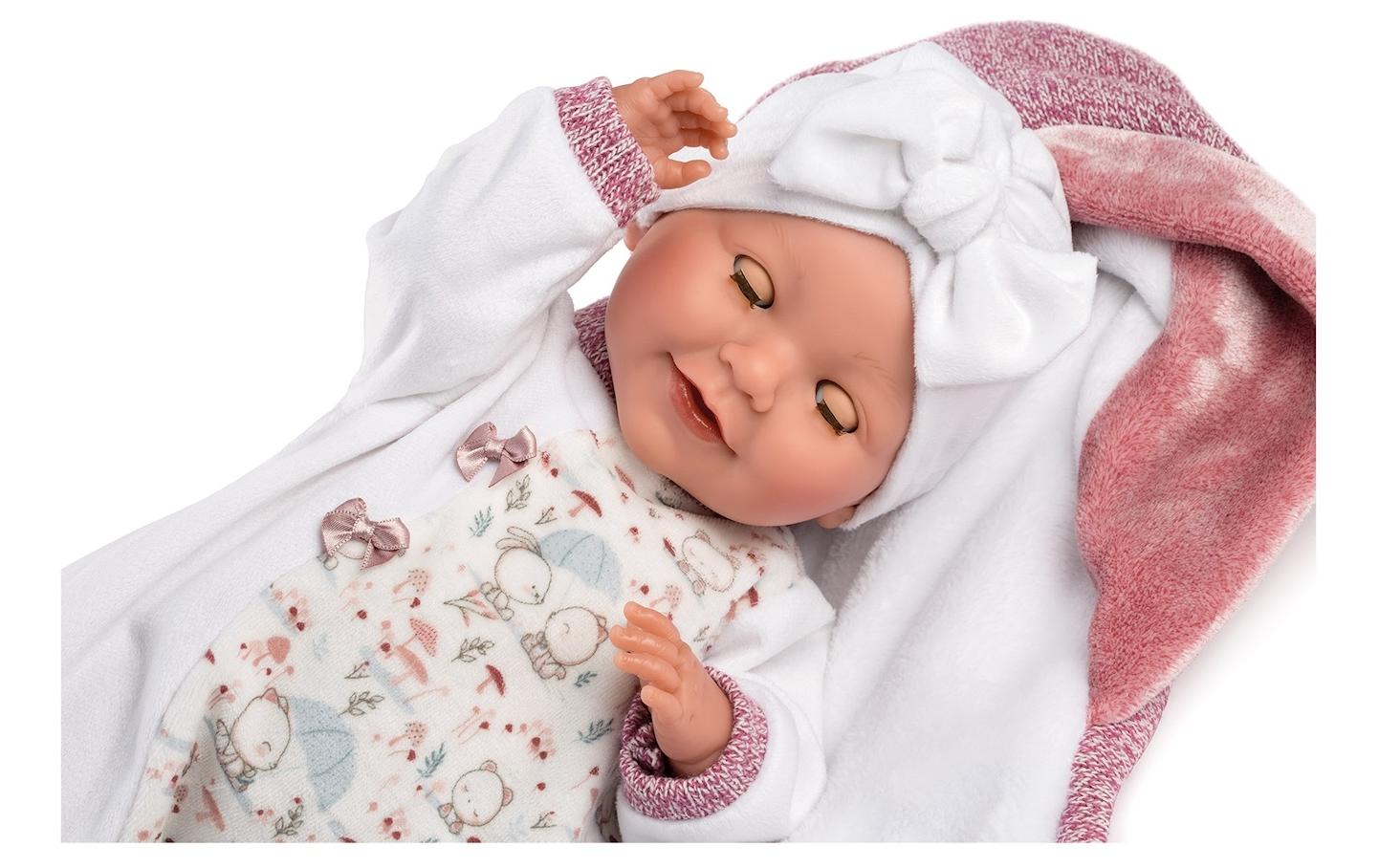Babypuppe Heidi mit Schlafaugen 42 cmWeichkörperpuppe