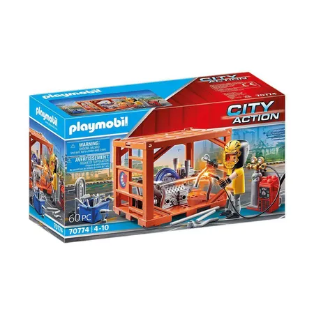 PLAYMOBIL® 70774 City Action Containerfertigung