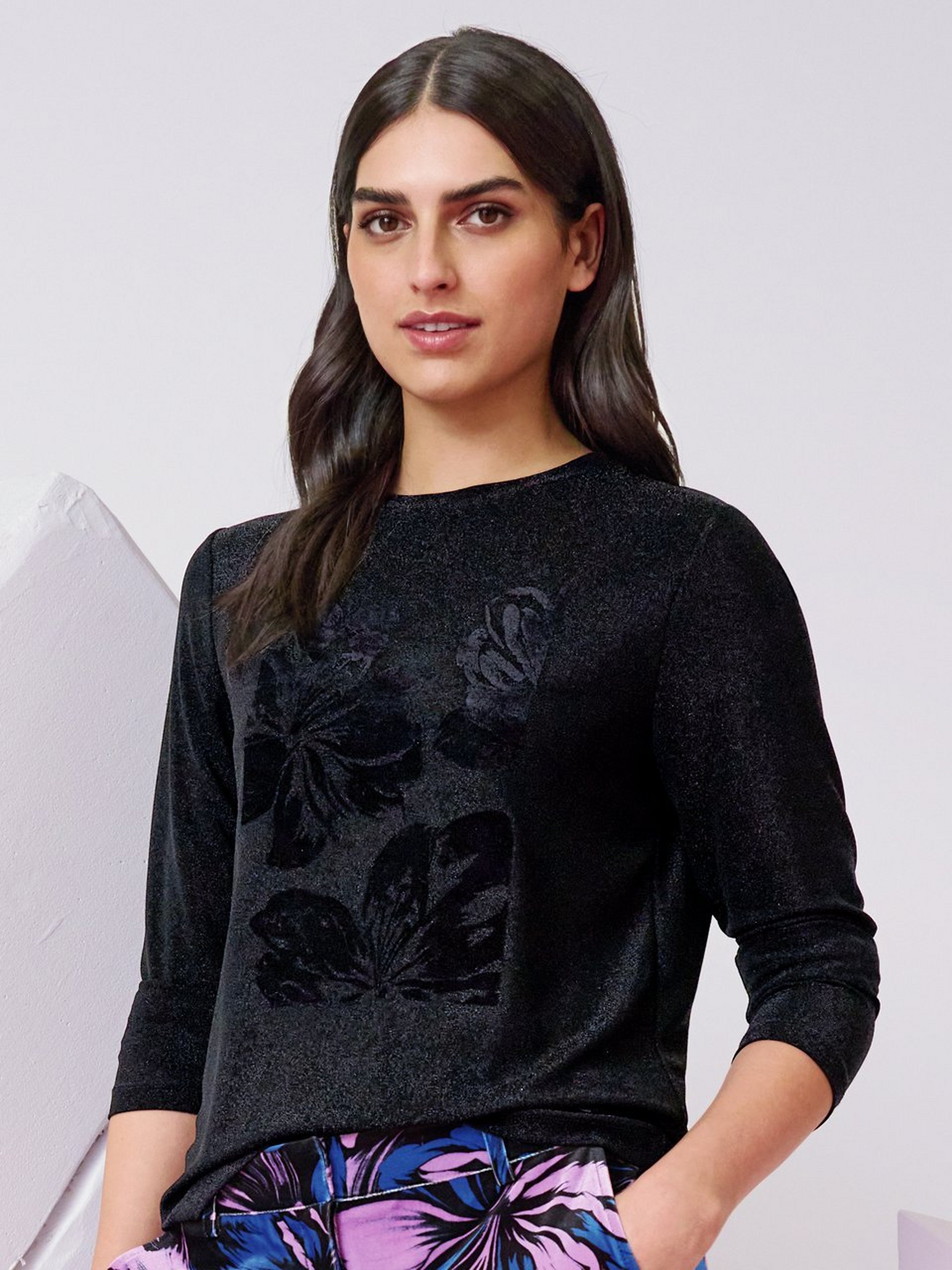 Rundhals-Shirt