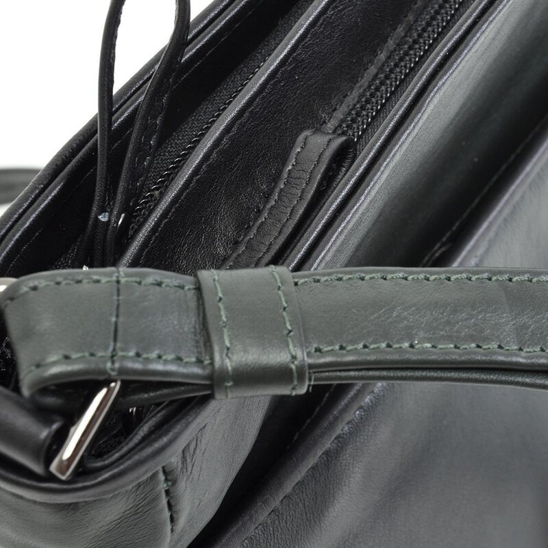 Berba Soft Crossbody Tas Groen – Zwart