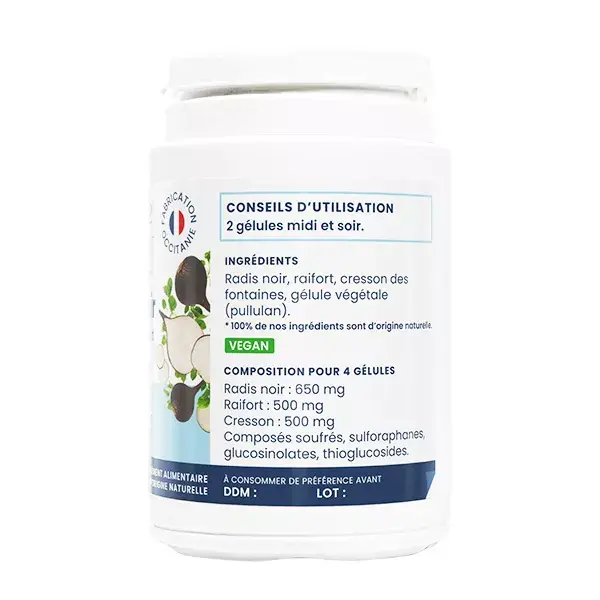 Oemine Sulphur Black Radish 60 cápsulas