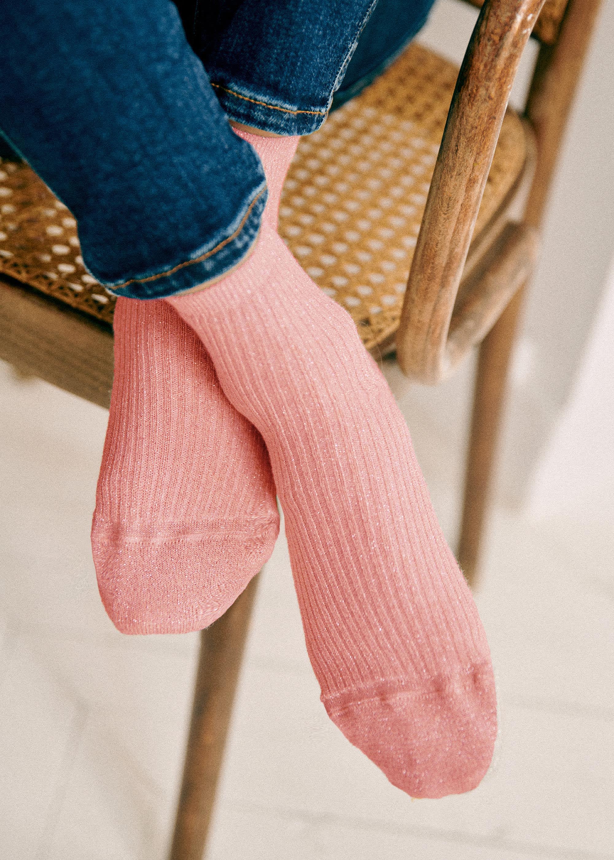 Chaussette Lurex - Blush - SOULIERS/SOULIERS Mocassins 5906296