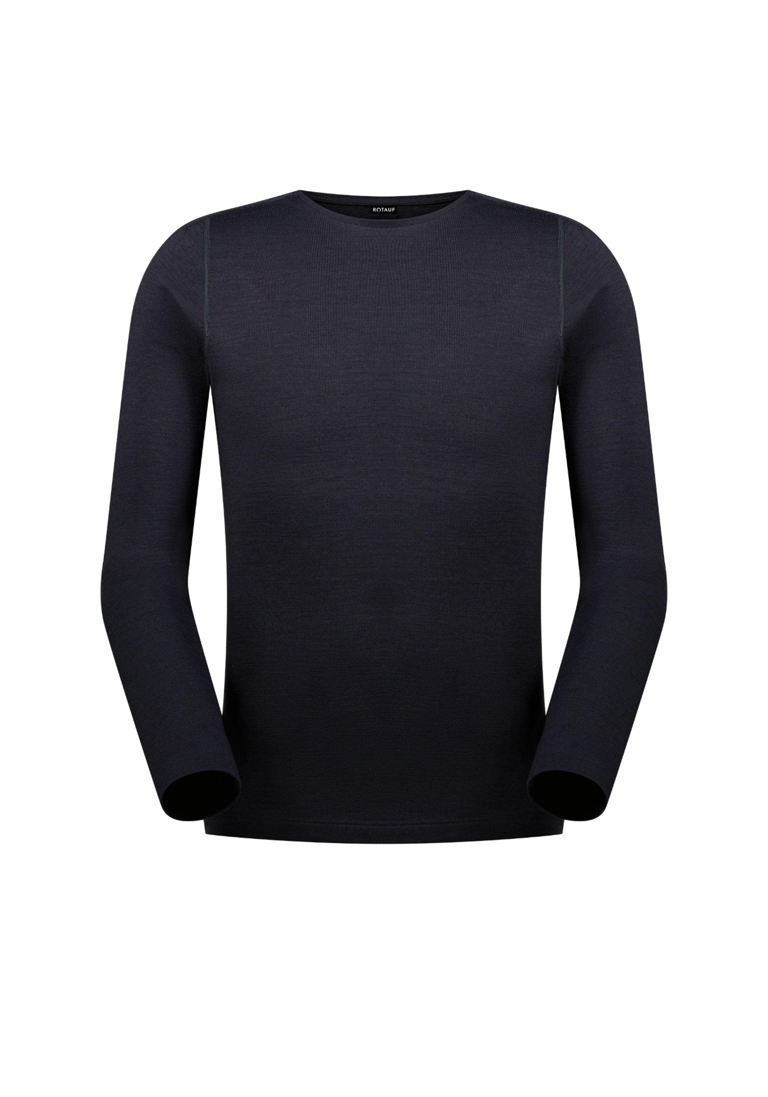 Rotauf Herren-Longsleeve Eco Merino 200 Phantom