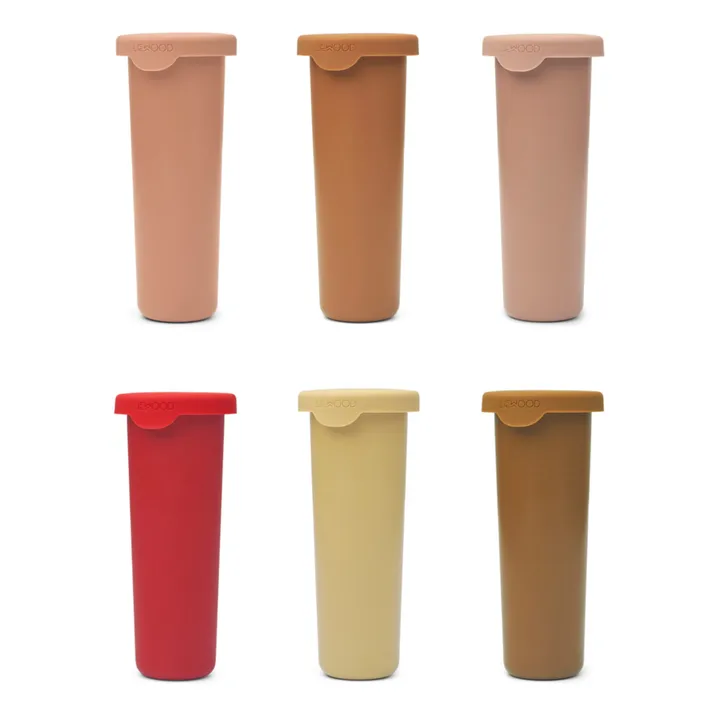 Liewood Moules à glace Gianni en silicone-set de 6 | Rose