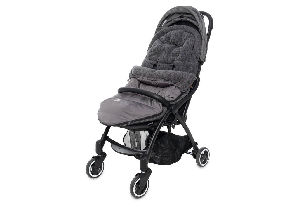 voetenzak buggy/wandelwagen 3/5 punts Grey
