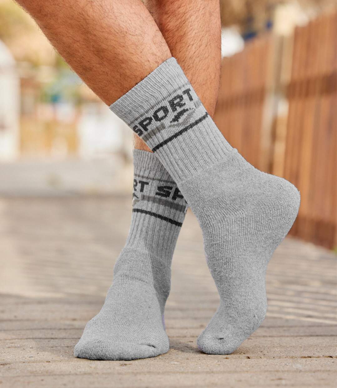Lot de 4 Paires de Chaussettes Sport