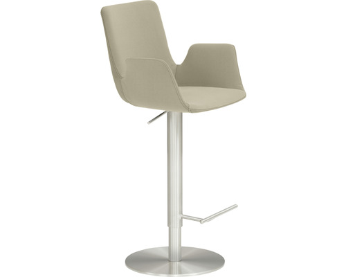Barkruk Mayer Zitmeubelen 1220 52 x 47 x 88 cm Staal chroom mat/taupe