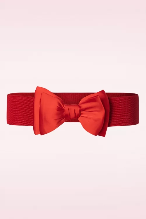 Banned Retro Bella strikriem in rood