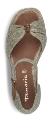 Tamaris Damesandal med hæl Beige 1-28357-42