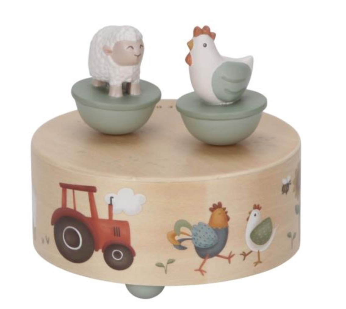 Little Dutch Little Dutch houten muziekdoosje Little Farm