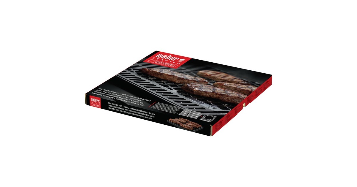 WeberCRAFTED-dubbelzijdig Sear Grate​ grillrooster