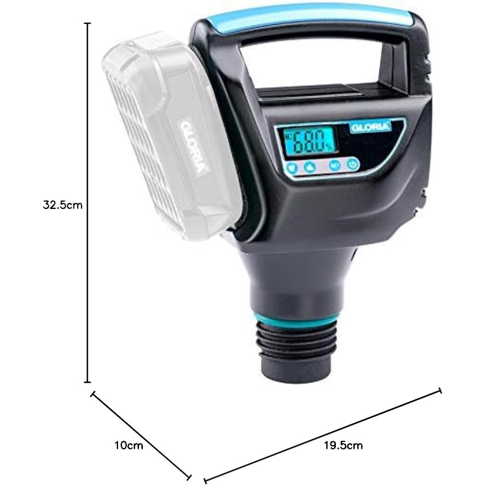 gloria Compresseur à Batterie pour pulvérisateurs (vendu sans batterie) 000920.0000 Noir/Bleu : Bricolage