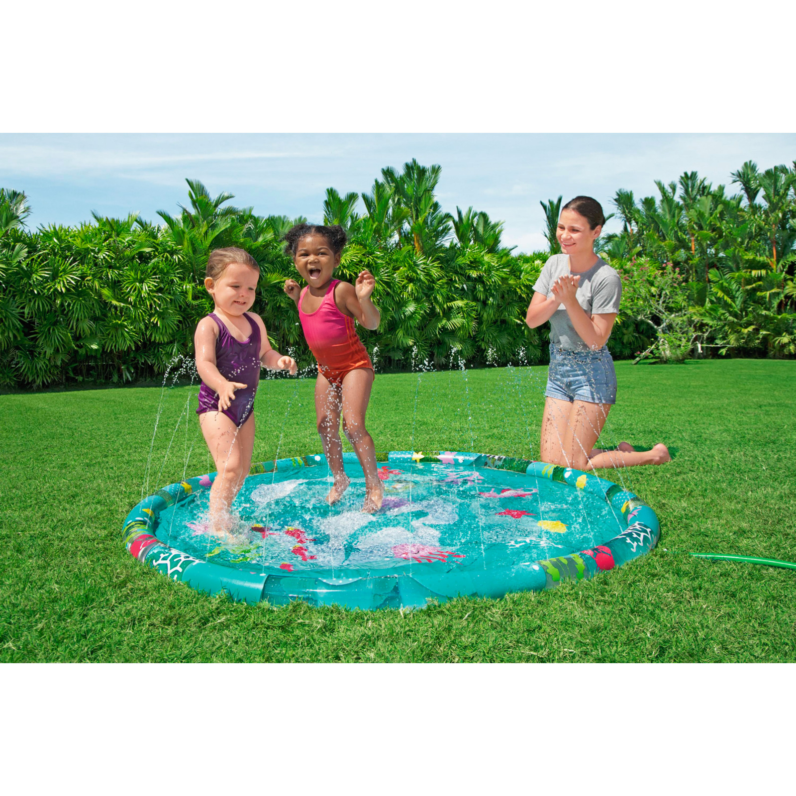 Wassermatte mit Schlauchanschluss Ø 165 cm