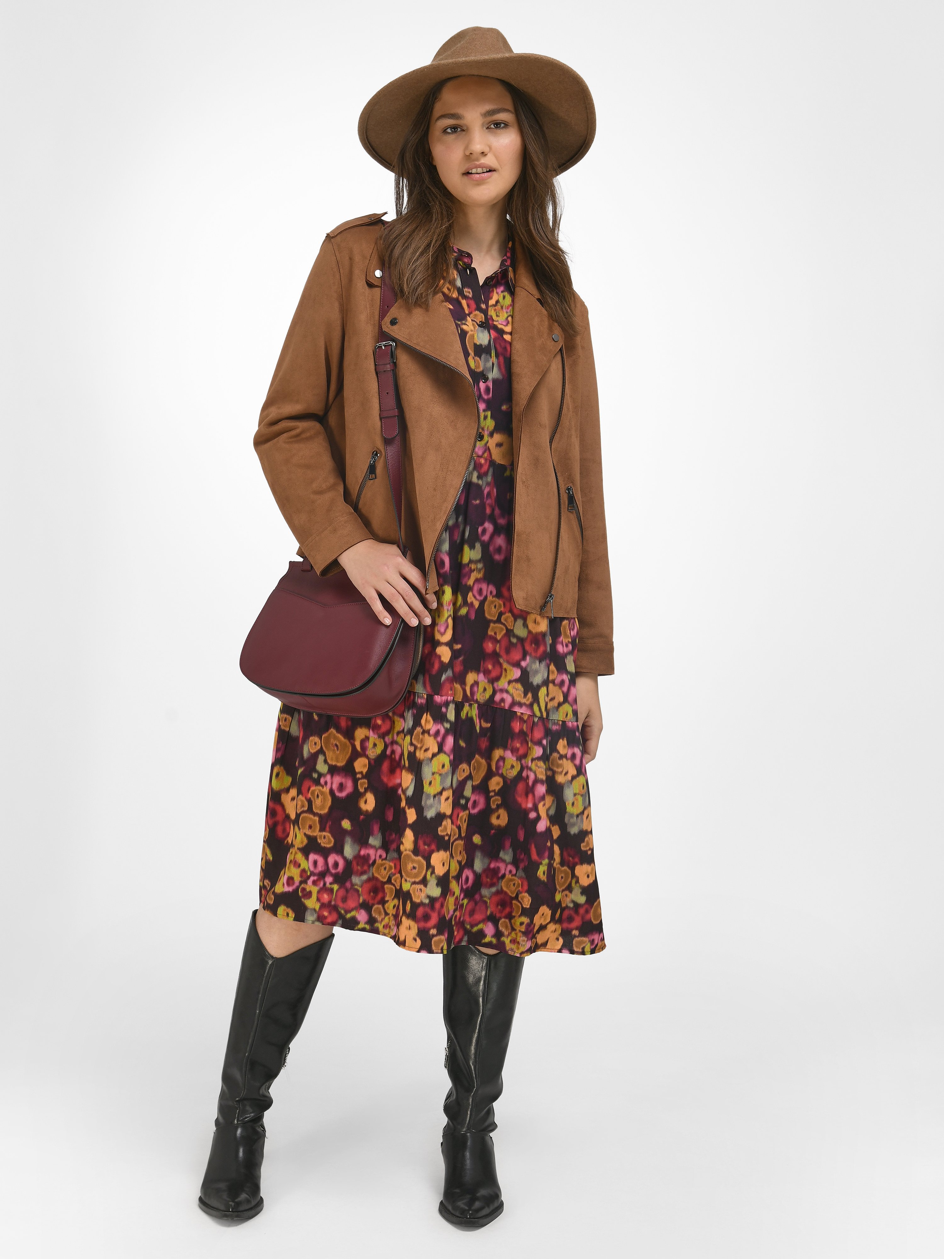 Kleid mit Hemdkragen