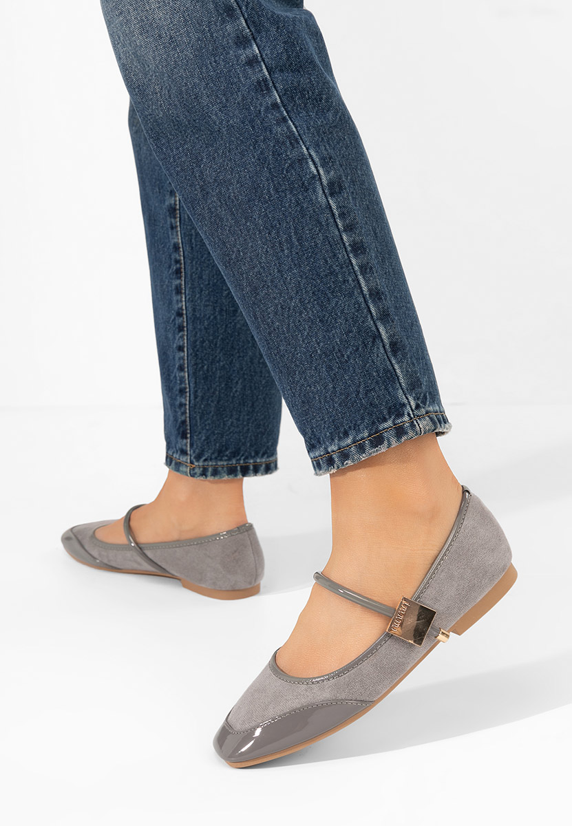 Ballerines femme gris Melyda