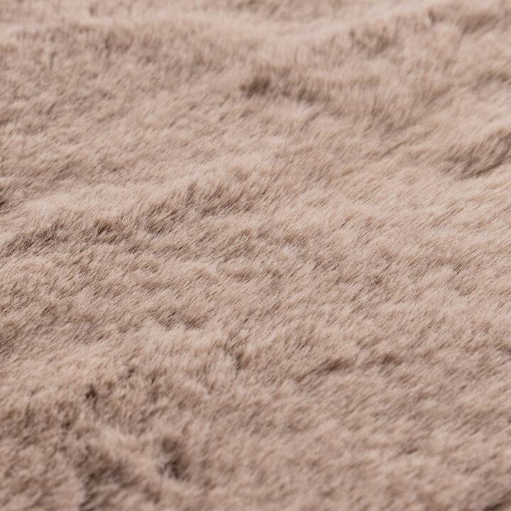 Rond Hoogpolig vloerkleed - Comfy Supreme Taupe