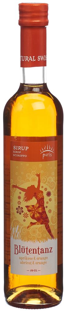 PURIS Sirup Zauberland Blütentanz<br>6 × 50 cl, Glasflasche, Sirup, BIO