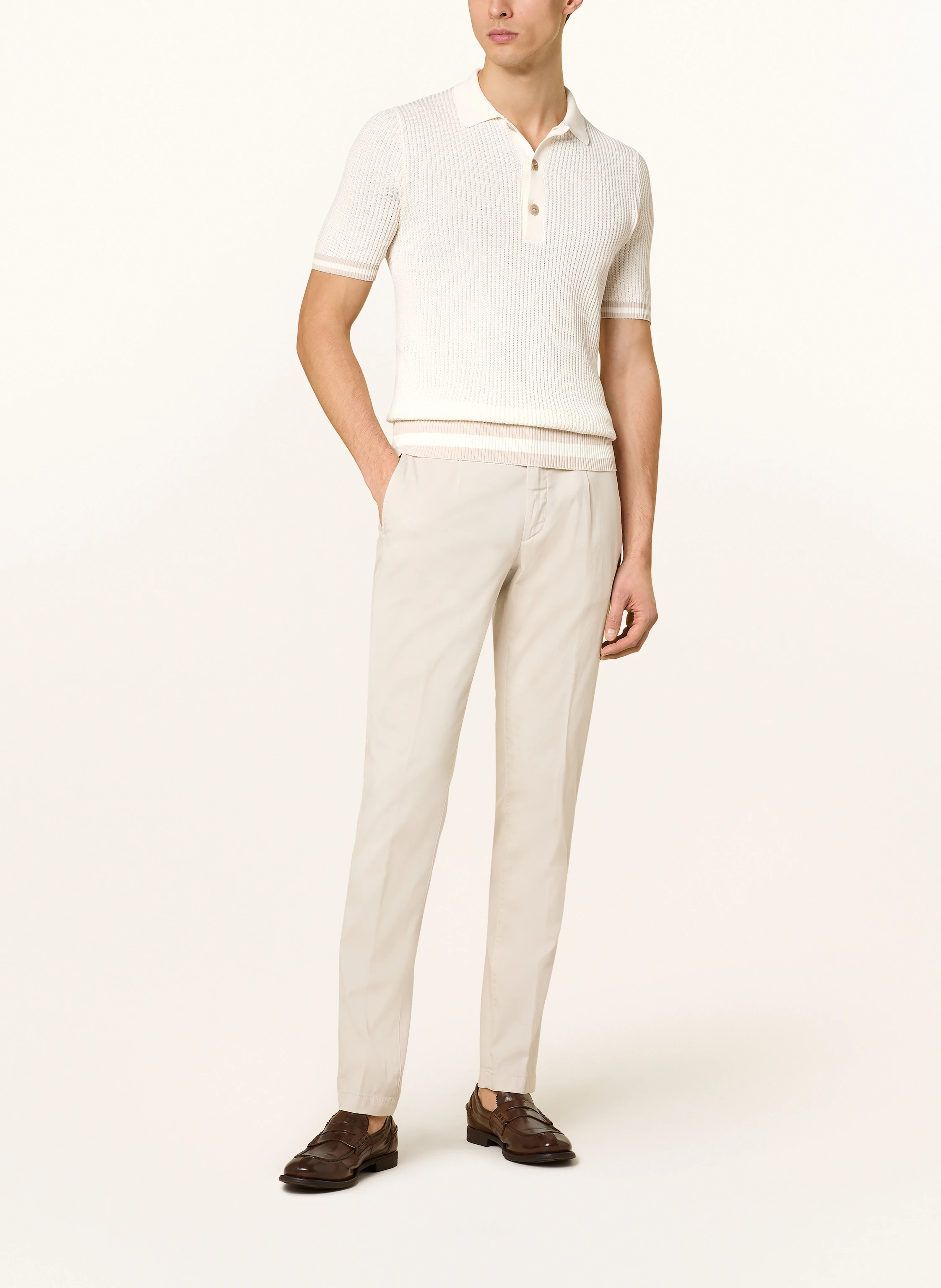 eleventy Strick-Poloshirt