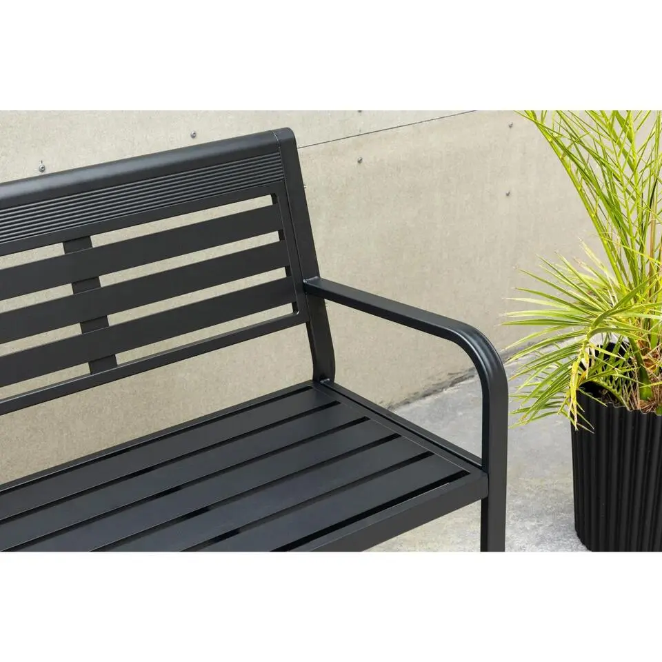 Svea - Layla tuinbank - 125 cm - zwart