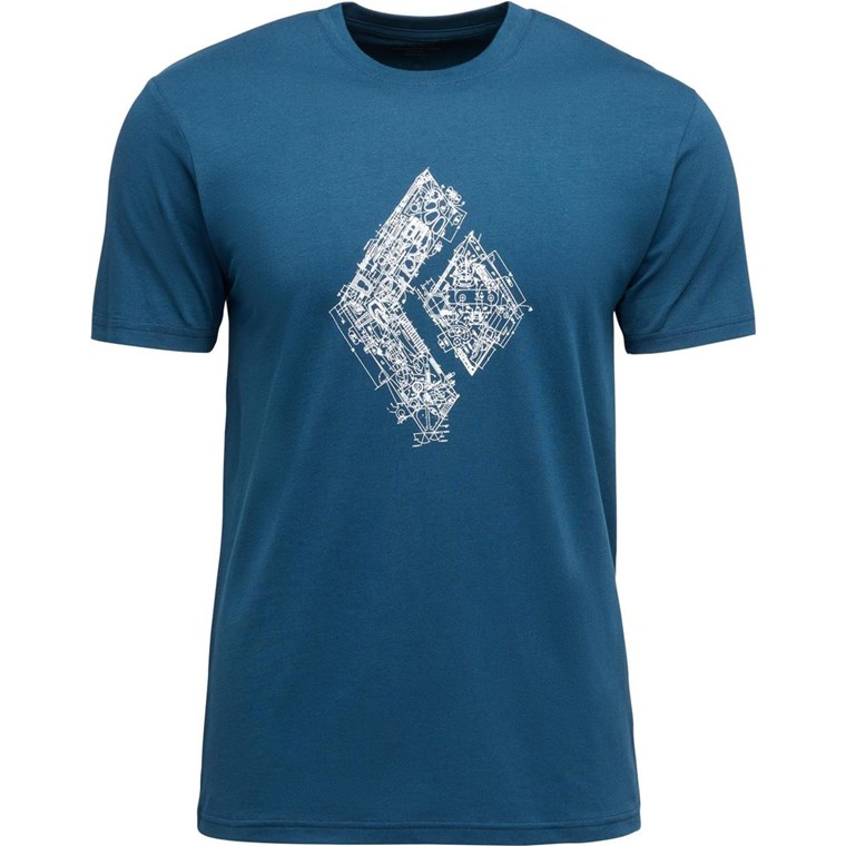 Black Diamond M Engineered Diamond Ss Tee Indigo