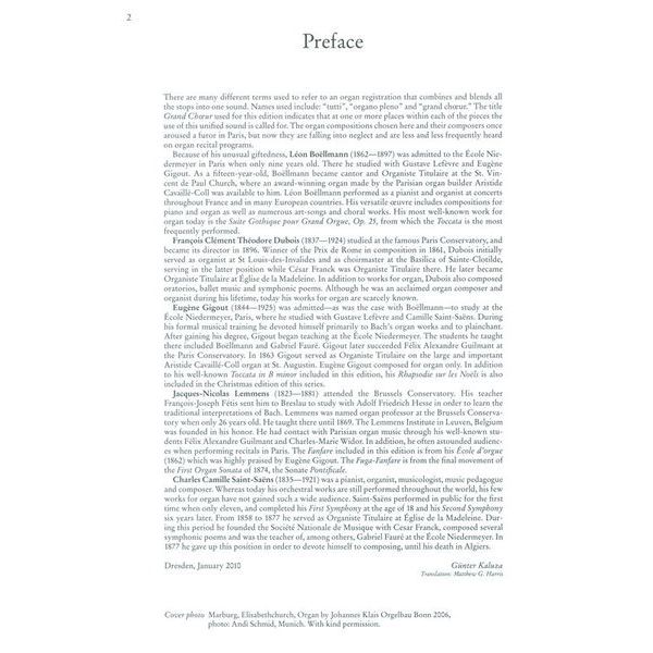 Heinrichshofen Verlag Grand Choeur Orgel
