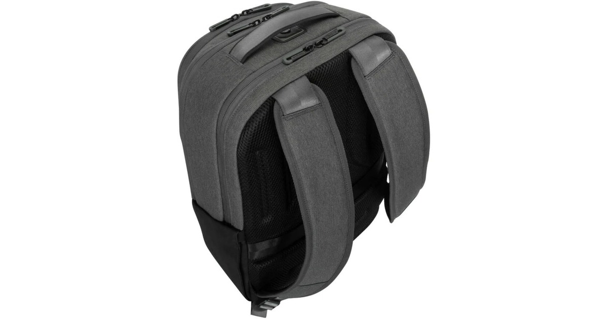 Targus15.6” Cypress Hero Backpack with Find My Locator rugzak  (Grijs)