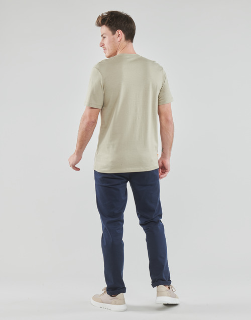 Timberland - SS REFIBRA LOGO GRAPHIC TEE REGULAR - Beige