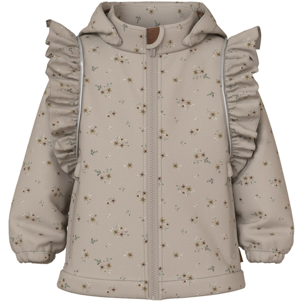 Køb Name It Pure Cashmere Bouquet Nmfalfa08 Softshell Jakke Flæse Aop Fo