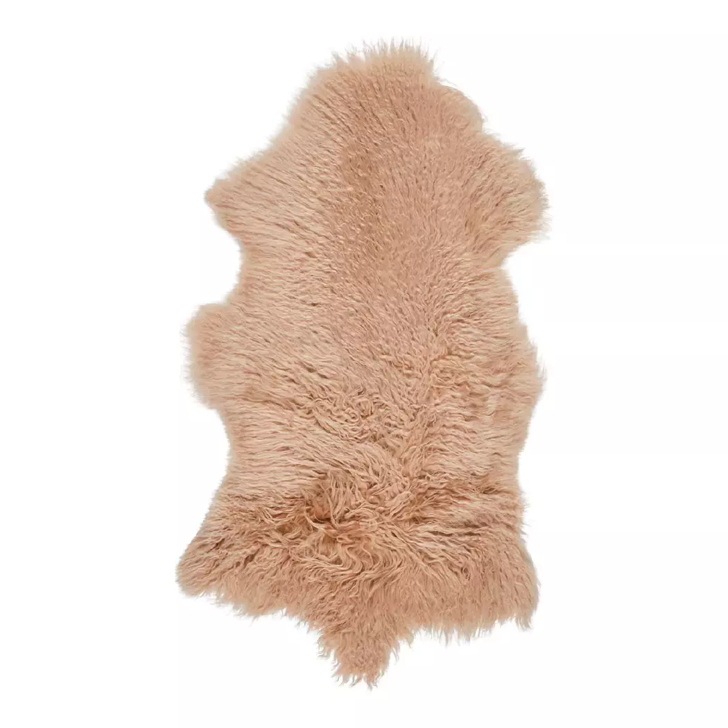 Schaffell Tibet 85 cm, sand taupe