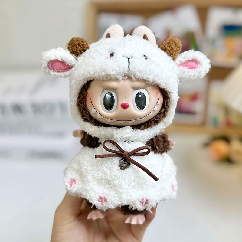 Masoom - Schapencape Poppenkleertjes - 17cm