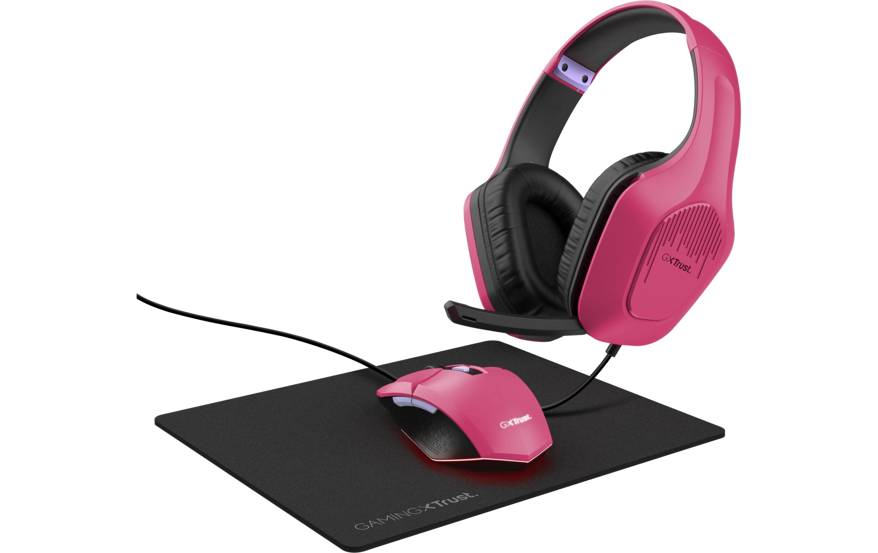 3-in-1-Gaming-Paket GXT 7903-in-1-Gaming-Paket mit leichtem Headset, beleuchteter Maus und Mauspad