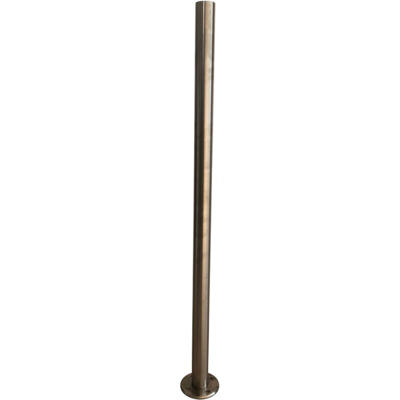 Poteau de garde-corps avec platine soudée INOXI