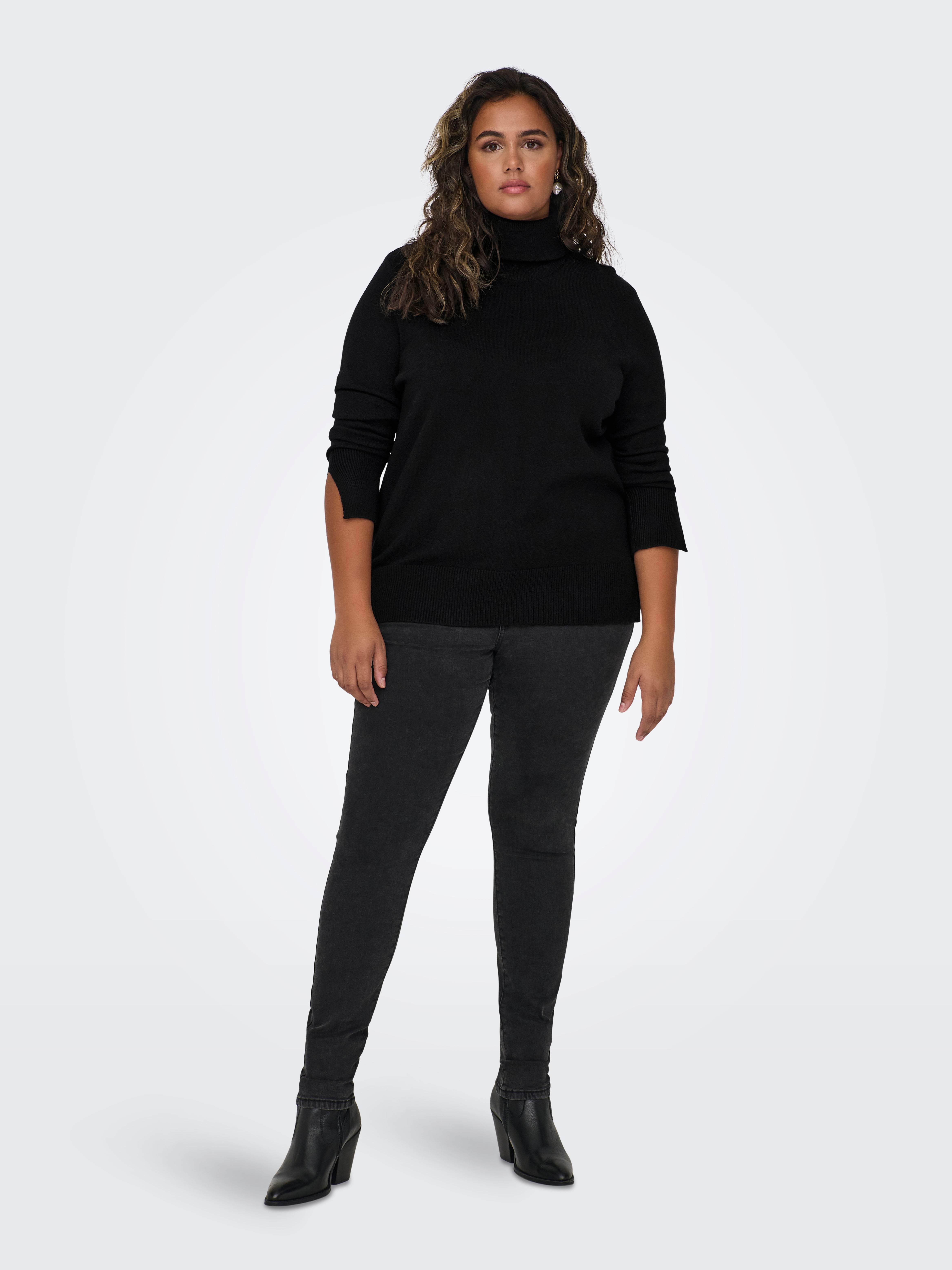 CARFIA Strickpullover Black