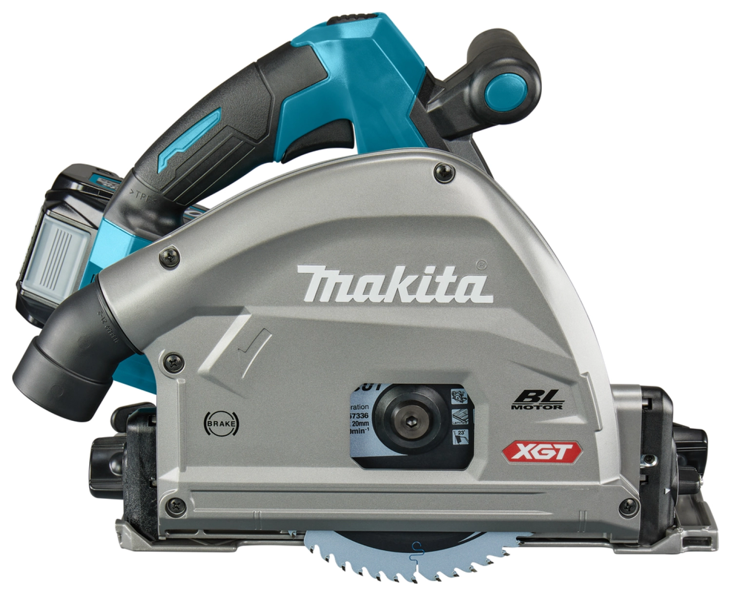 Makita SP001GM102 XGT40V Max Li-Ion accu Invalcirkelzaag (4,0Ah accu) in Mbox - 165 mm