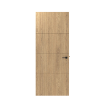 Lundia binnendeur Linj En CA01 light oak fineer stomp rechts 83 x 231,5 cm