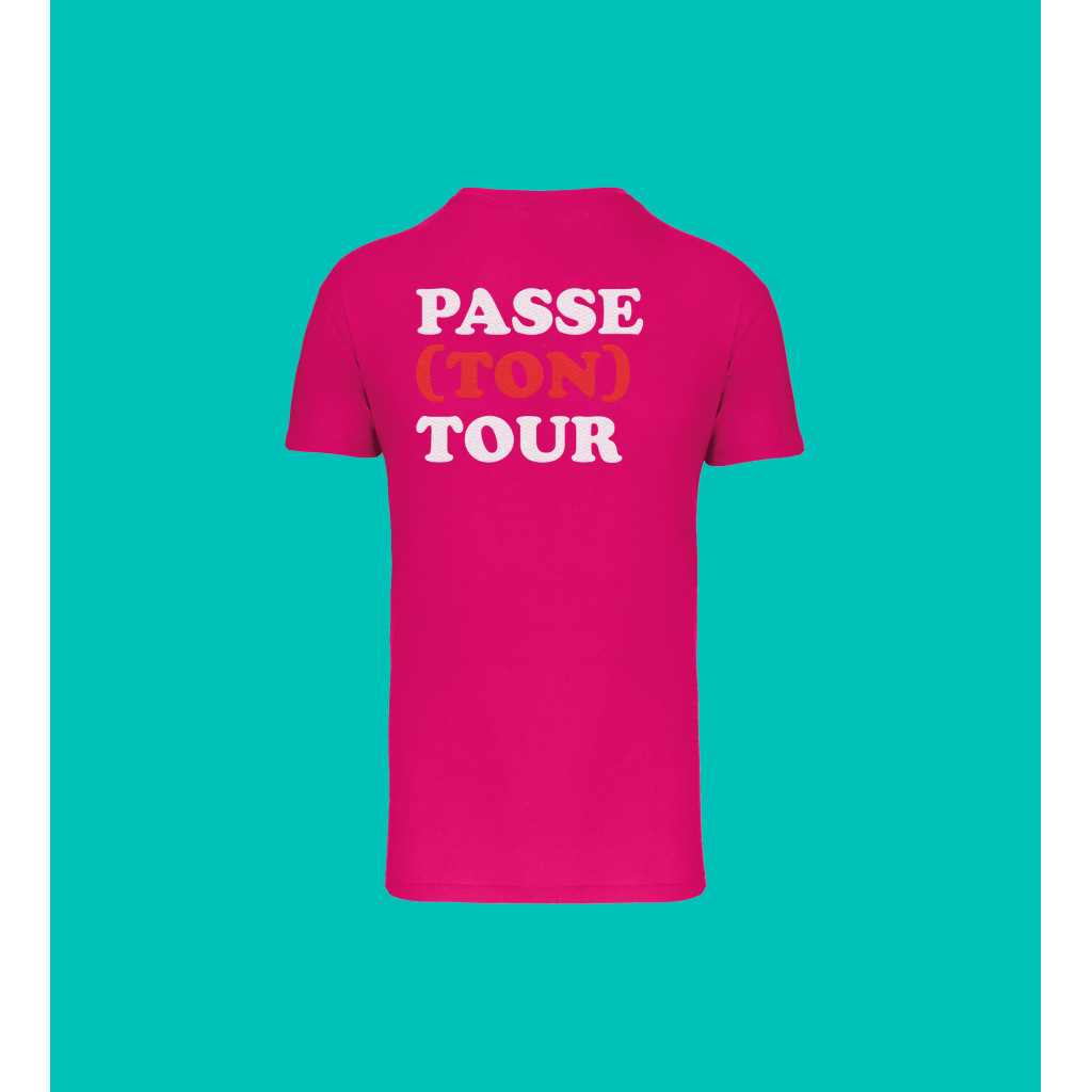 Tee shirt Enfant – Passe Ton Tour – Fuschia - 4 à 6 ans