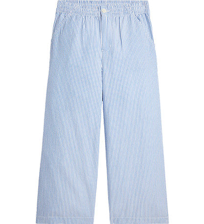 Polo Ralph Lauren Hosen - Seersucker - Blau/Weiß gestreift