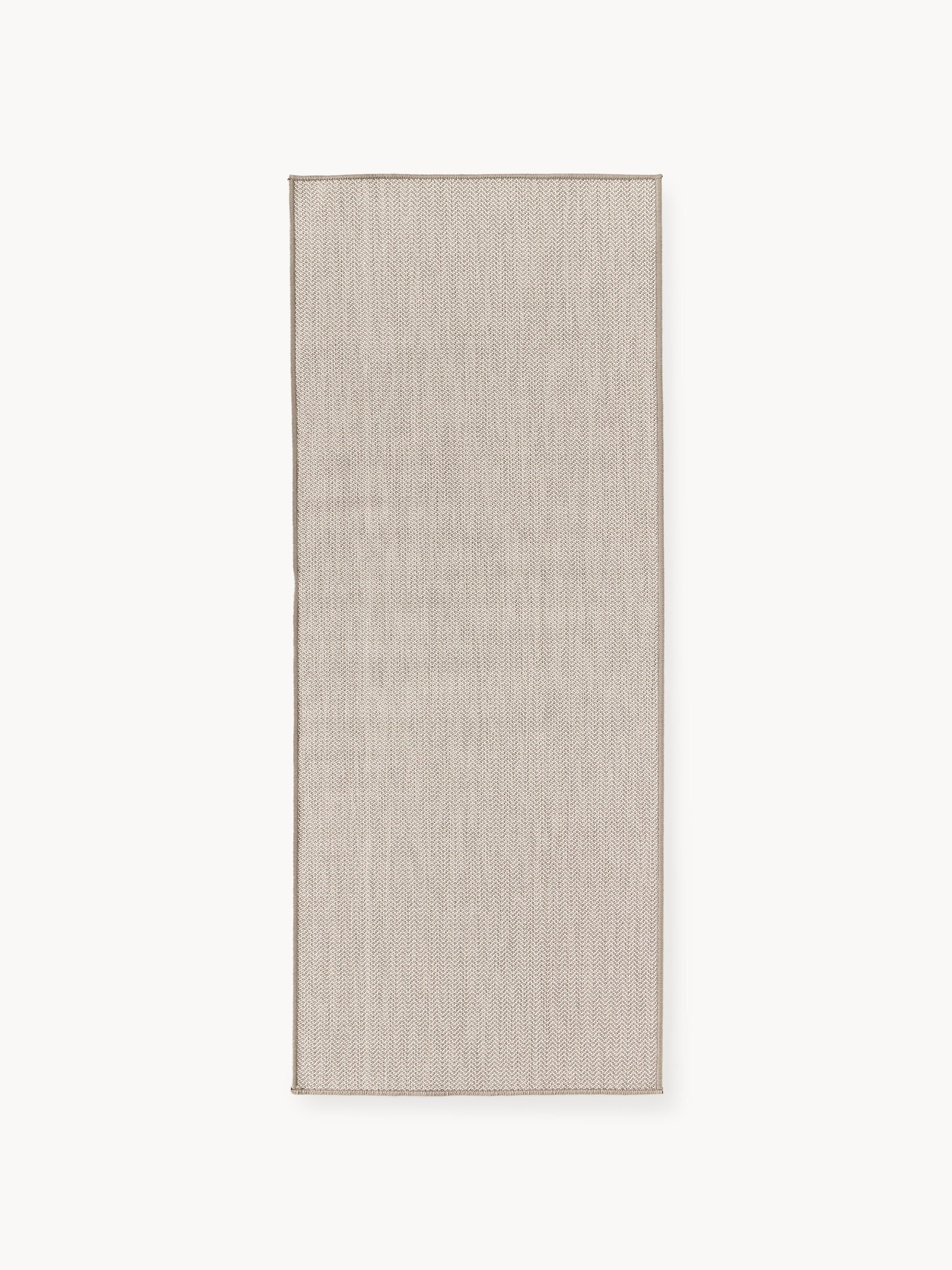 Outdoor dubbelzijdige indoor & outdoor loper Cort met zigzag patroon