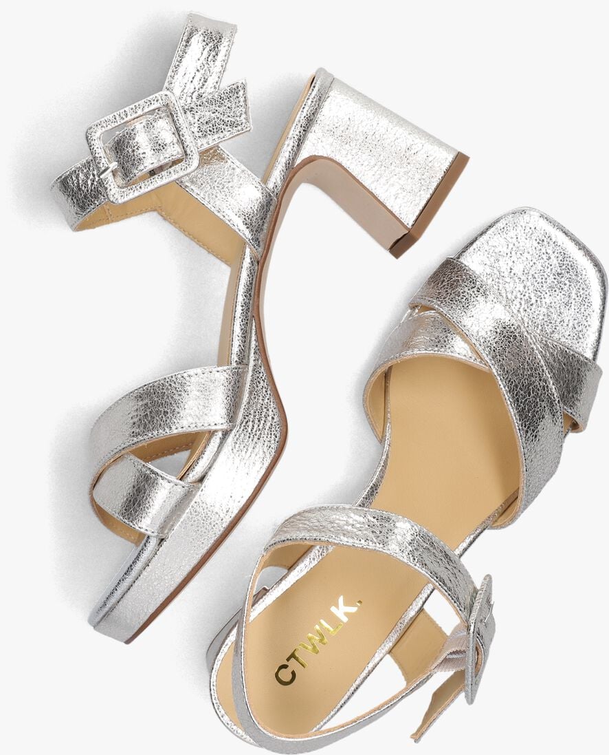 CTWLK zilveren ctwlk sandalen tamouch