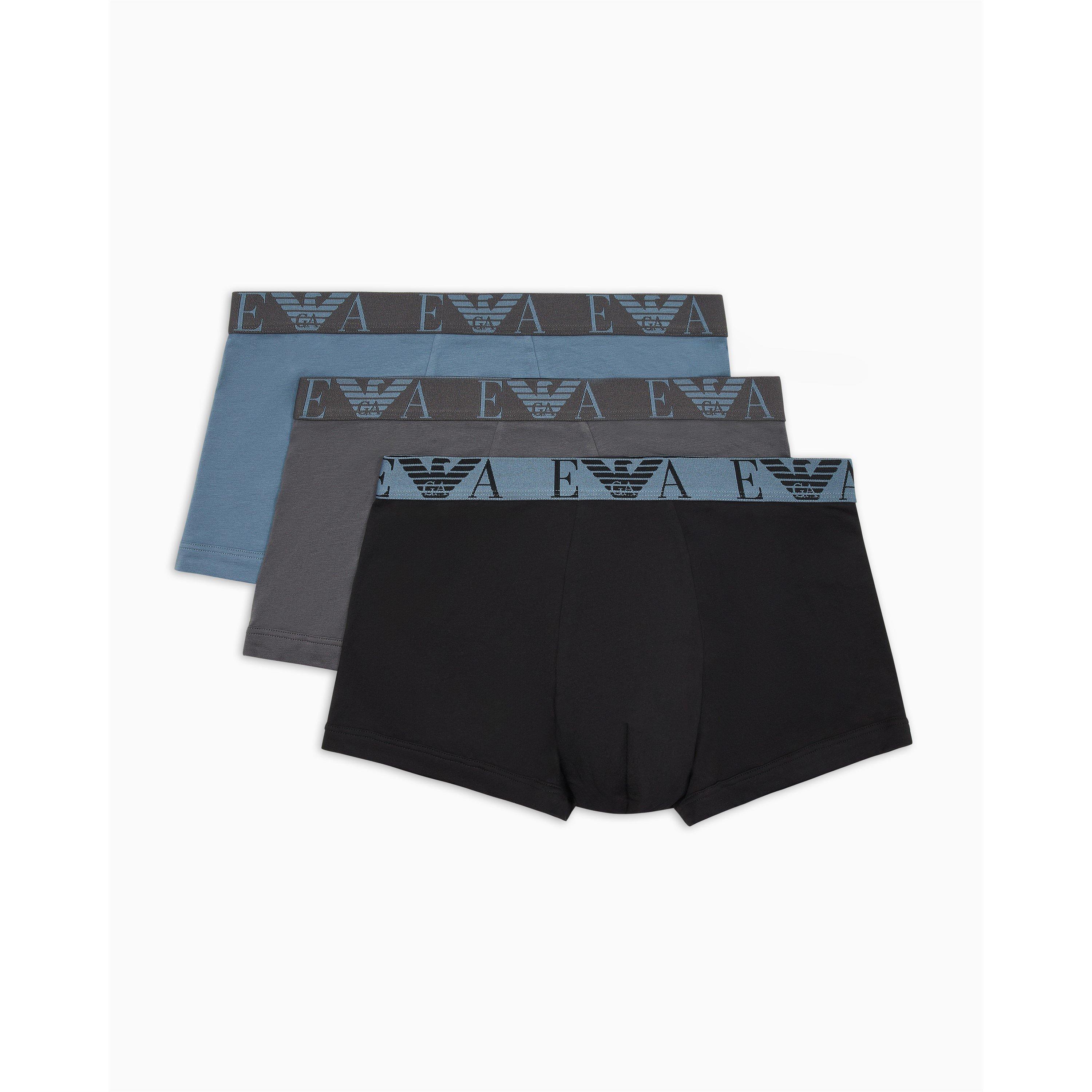 Emporio Armani 3 Pack Logo Trunks